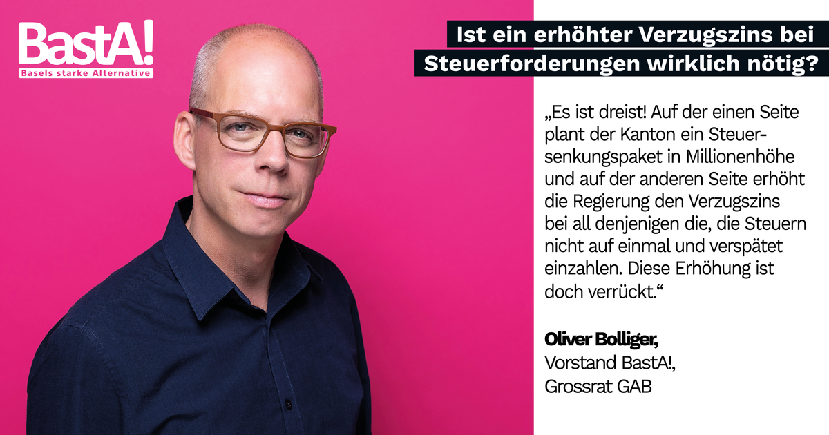 BastA!: Interpellation Von Oliver Bolliger: Ist Ein Erhöhter ...